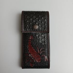 WESTERN LEATHER CELL PHONE‎ CASE, FUNDA VAQUERA DE CUERO COWBOY RODEO PHONE CASE